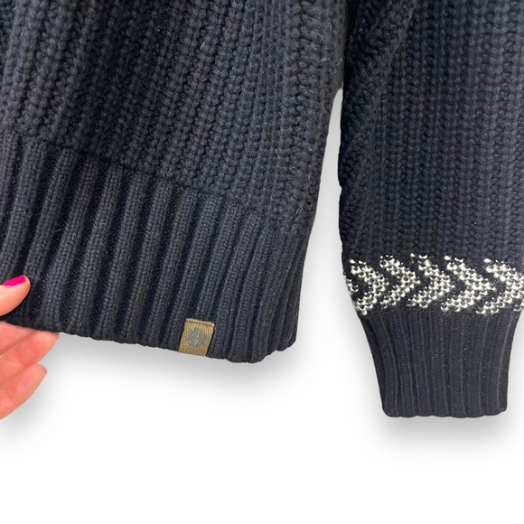 Banana Republic Sweater Mens Medium Italian Merino Blend Arran Fair Isle NWT - Picture 11 of 15